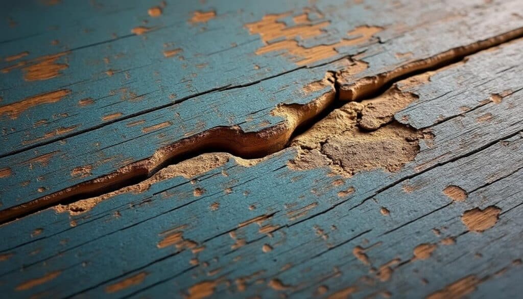 Comment traiter un coin de cadre moulure fissuré