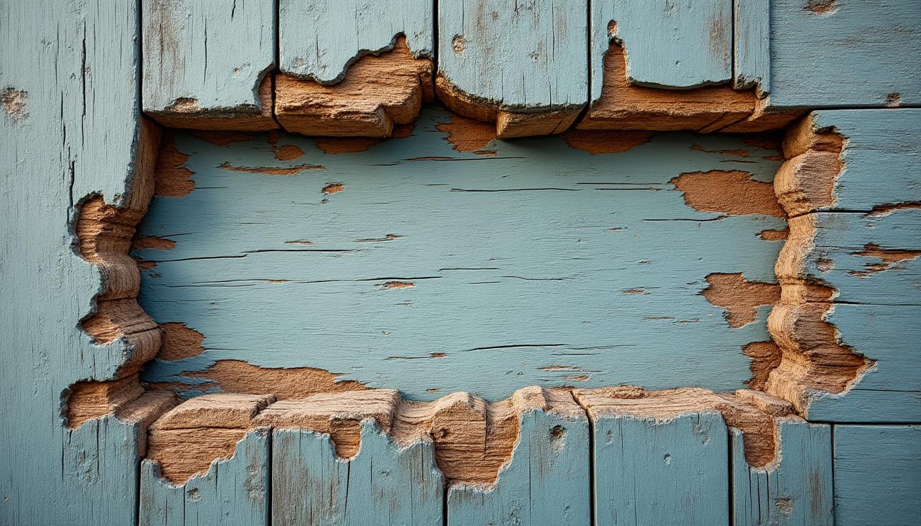 Que faire avec une peinture de cadre moulure écaillée ?