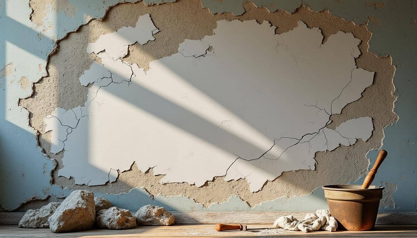 Réparer un cadre de moulure de plafond abîmé facilement