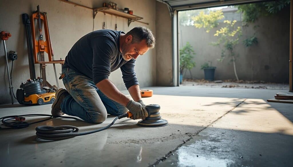 Rénover le sol du garage avec une meuleuse : guide pratique