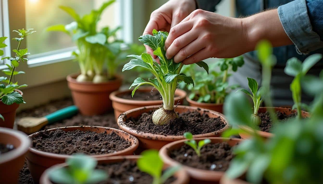 Entretien des bulbes potagers : gérer l’humidité dans un appartement
