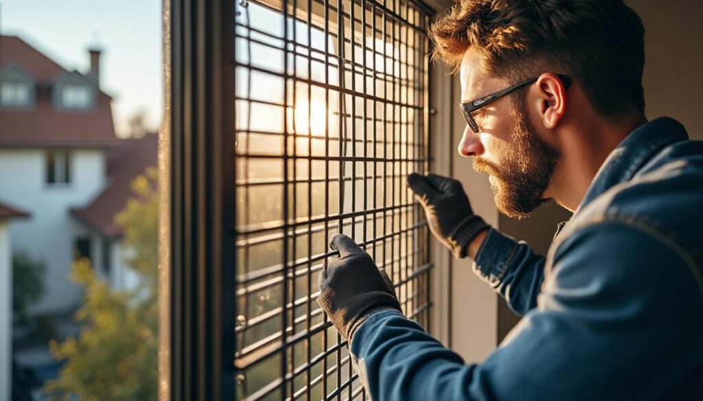 L'installation par des experts de grilles de sécurité pour la maison