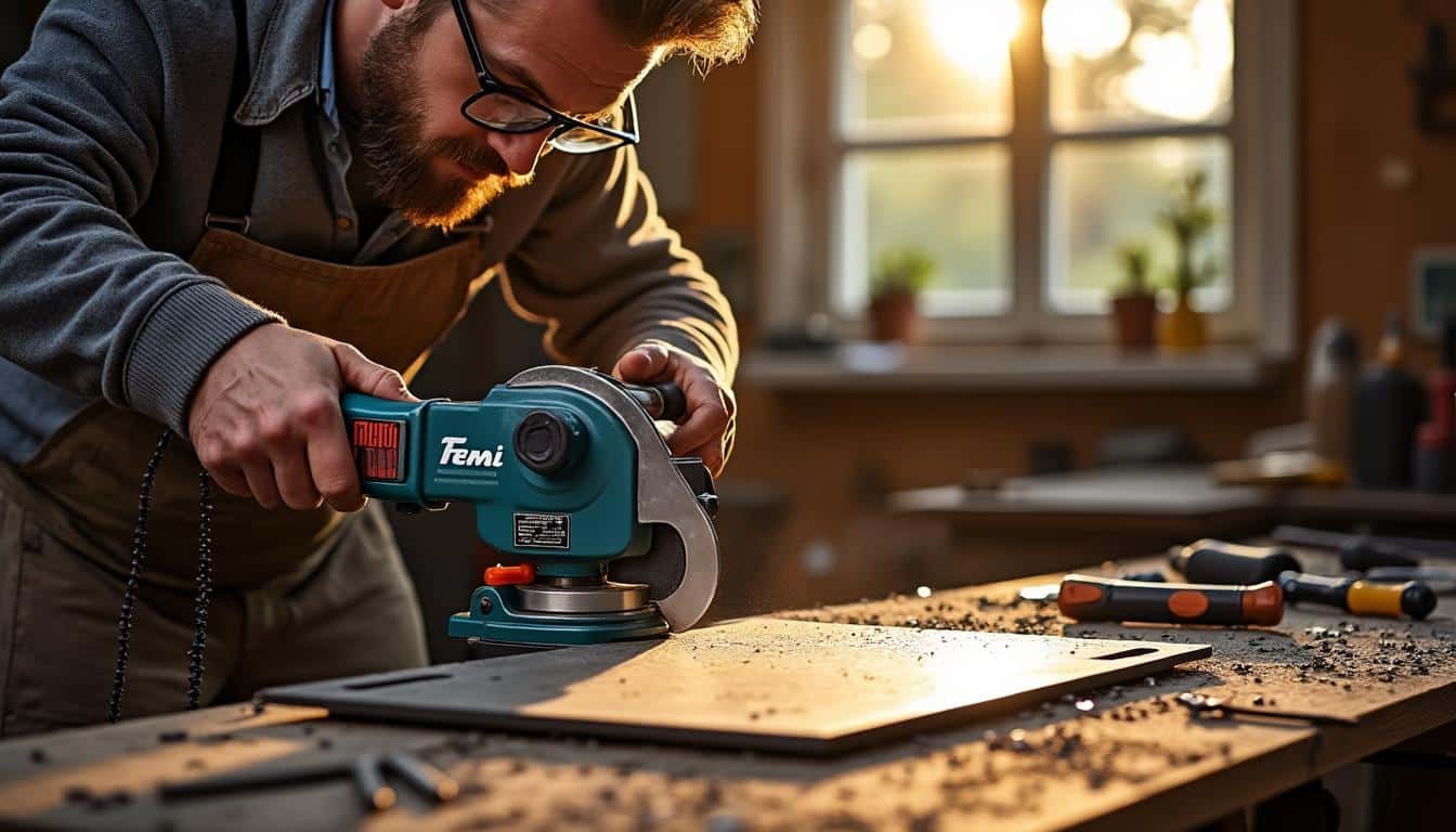 Illustration: Pourquoi opter pour une scie à ruban Femi dans vos travaux de découpe ?