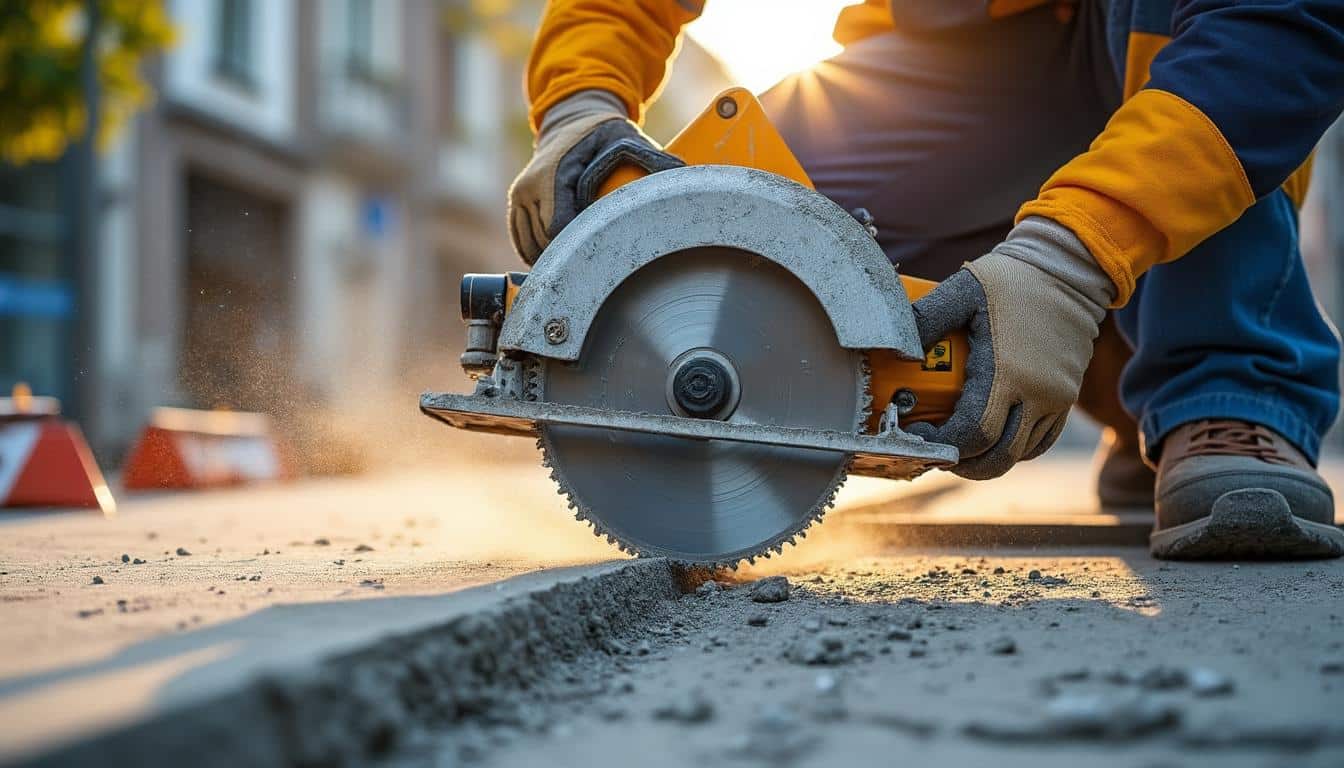 Illustration: Les usages concrets et conseils pour une découpe de béton efficace et sécurisée