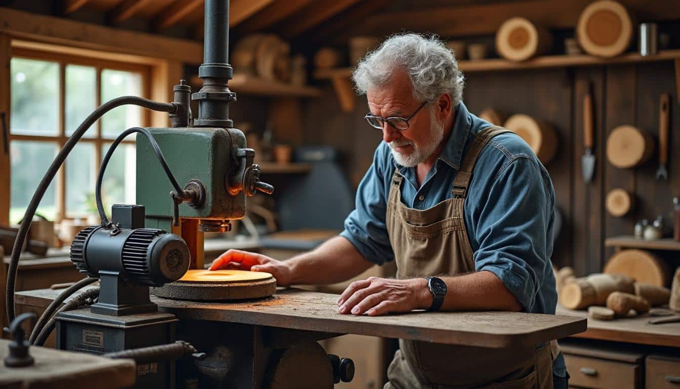 Illustration: Comprendre le fonctionnement et les spécificités d’une scie à bûche thermique