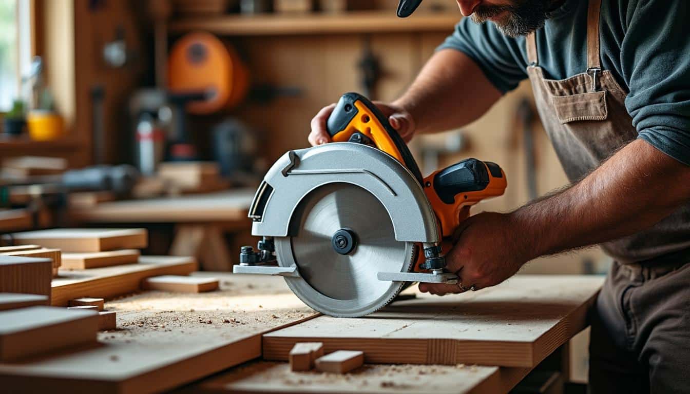 Illustration: Comprendre l’utilité de la scie circulaire avec une lame de 355 millimètres