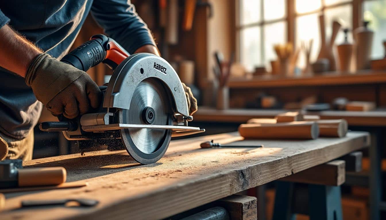 Illustration: Les caractéristiques techniques qui font la différence sur une scie circulaire 355 mm