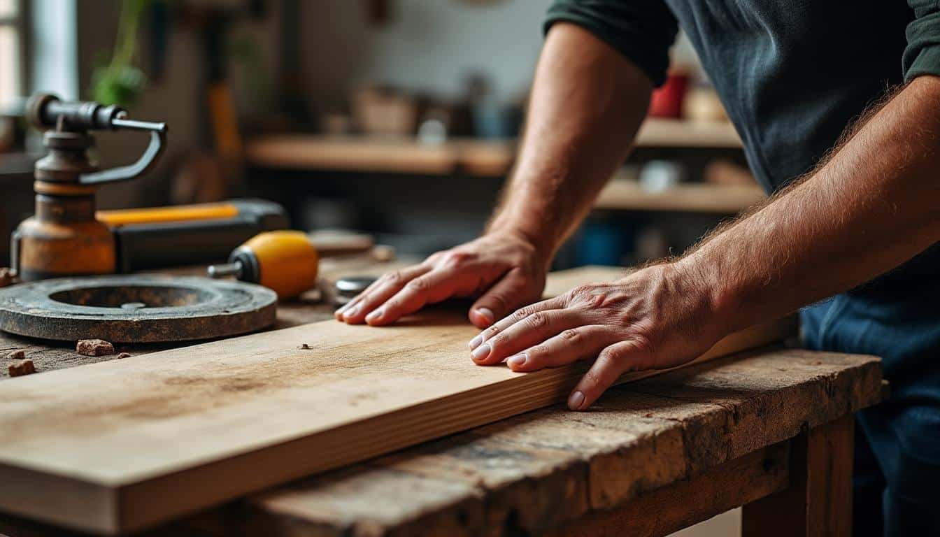 Scie circulaire Parkside sur table : puissance et précision garanties
