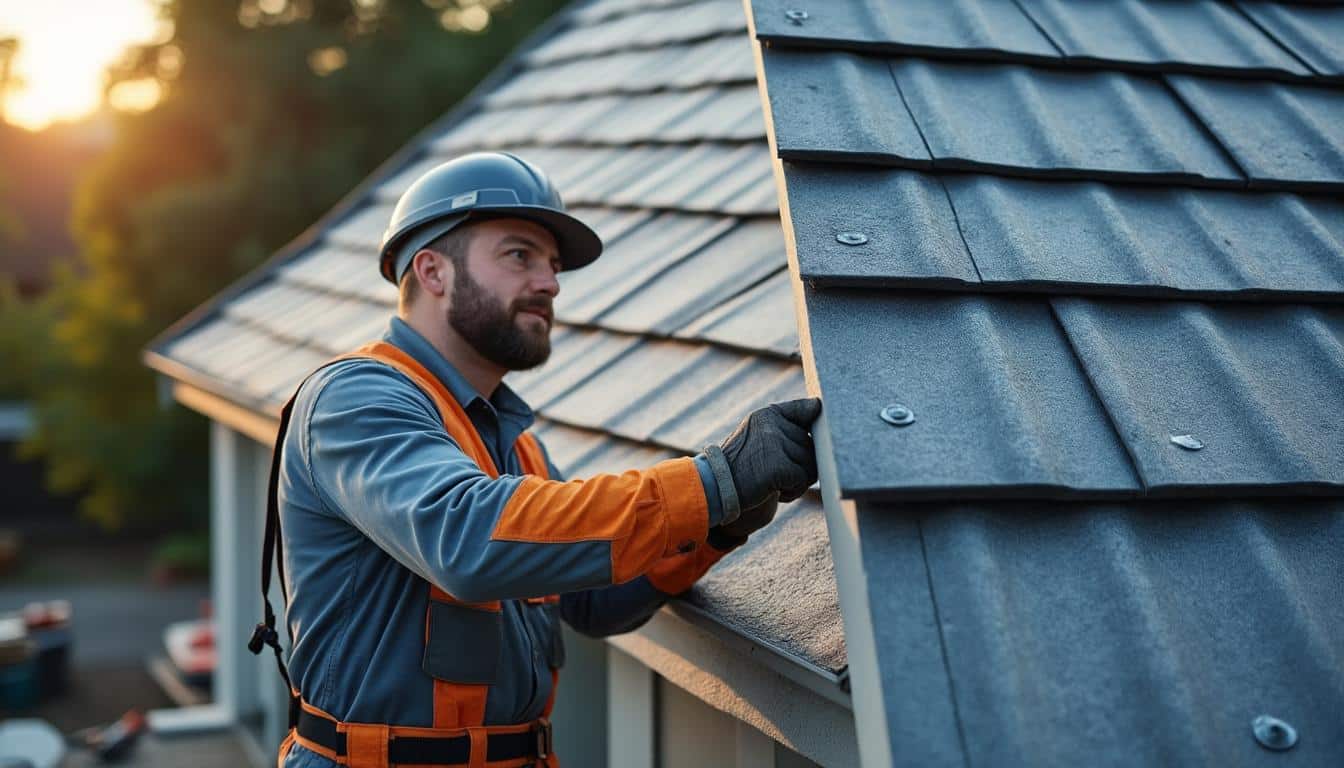 Illustration: Comprendre ce qu’est une toiture en bac de zinc et ses composants essentiels