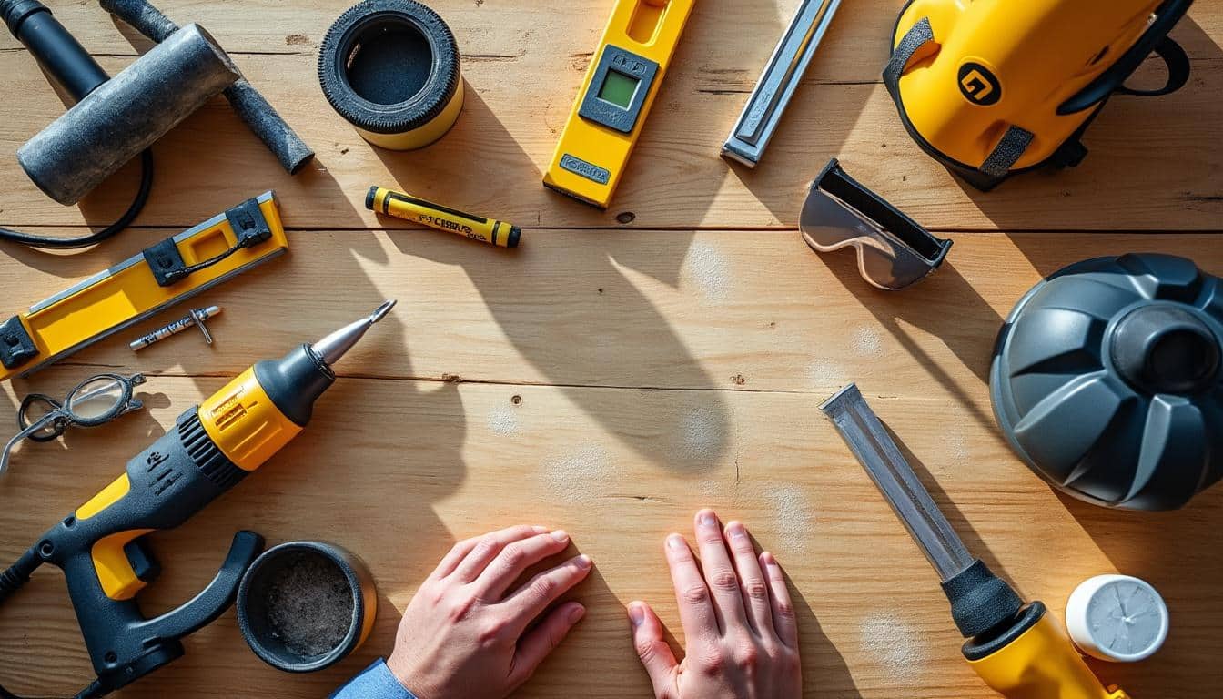 Illustration: Les outils et matériels indispensables pour réussir à percer un mur