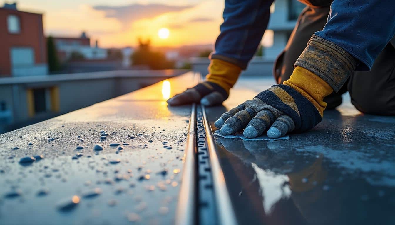 Illustration: Pourquoi le solin est-il indispensable à l’étanchéité de la toiture terrasse ?