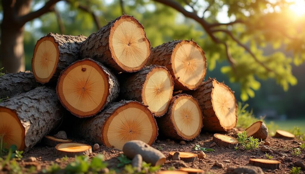 Bois de chauffage en acacia : un combustible performant et durable