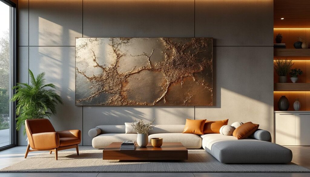 Décoration murale métallique : élégance et robustesse pour votre intérieur