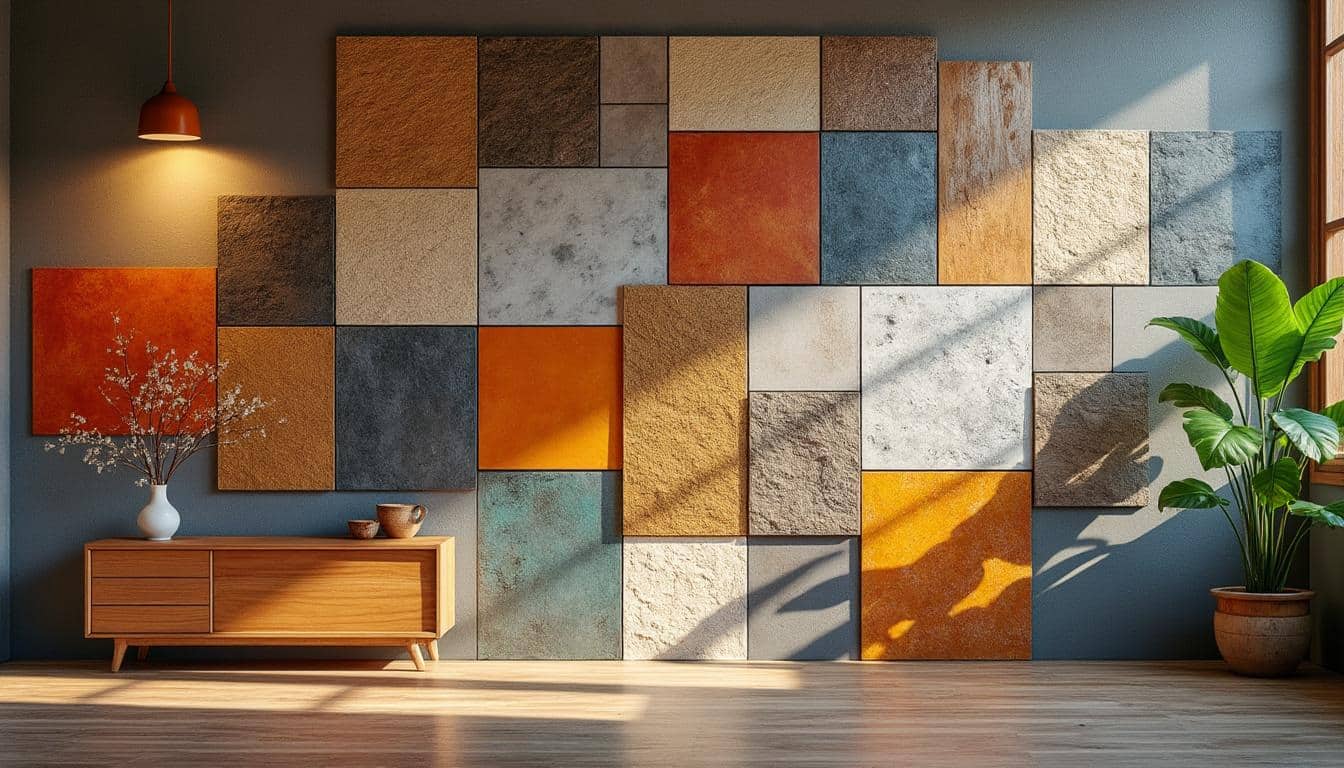 Illustration: Les matériaux et types variés des plaques décoratives murales