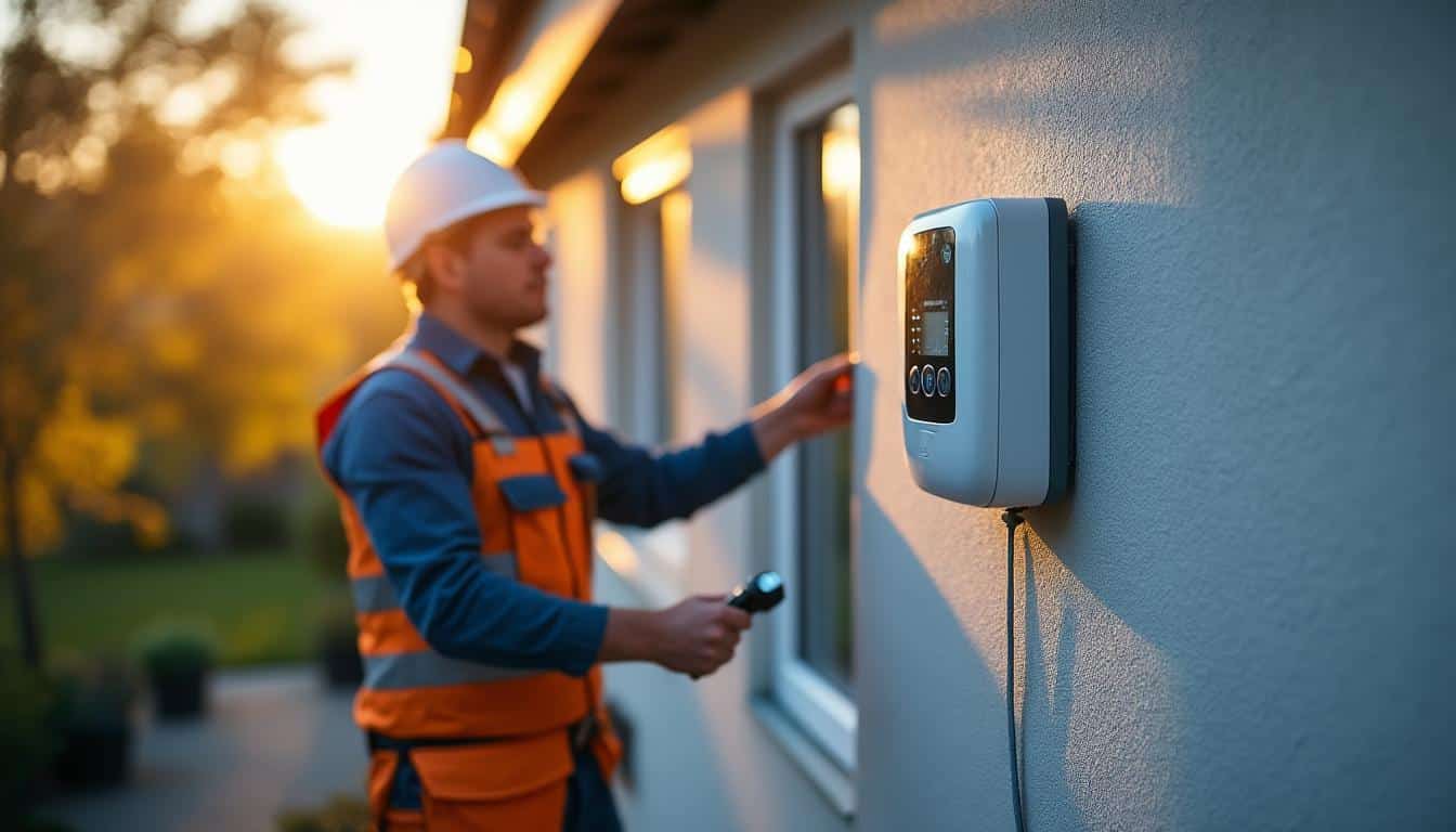 Illustration: Comprendre l’équipement de mesure de température extérieure dans le chauffage