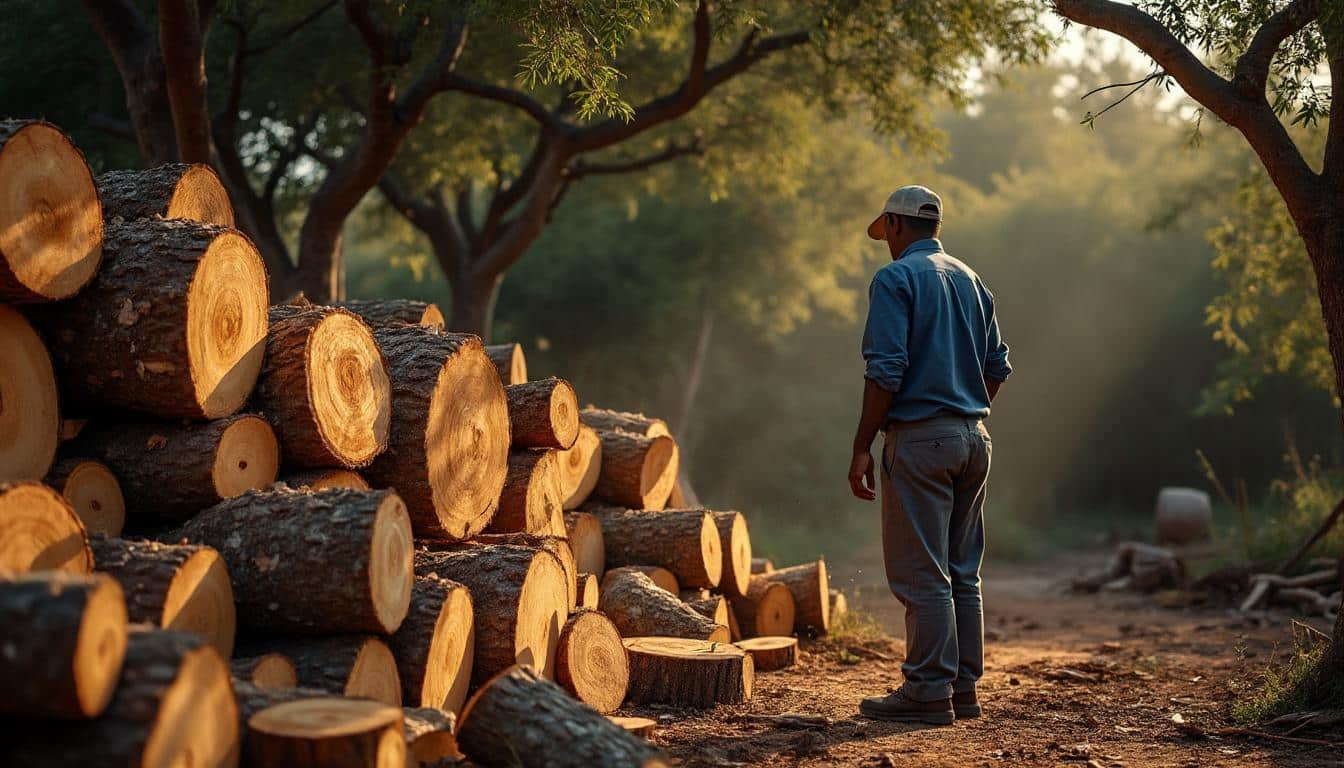 Illustration: Comprendre le bois de chauffage d’acacia : définition et origine