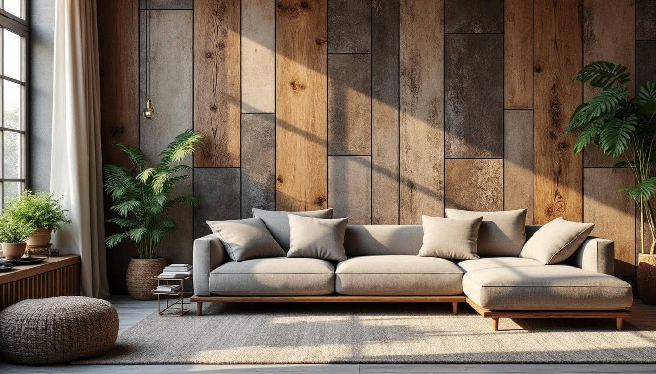 Décoration murale en bois et métal : alliez chaleur et modernité