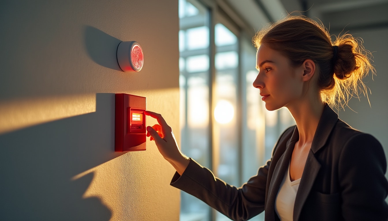 Illustration: Comprendre le fonctionnement et le rôle essentiel de l’alarme incendie
