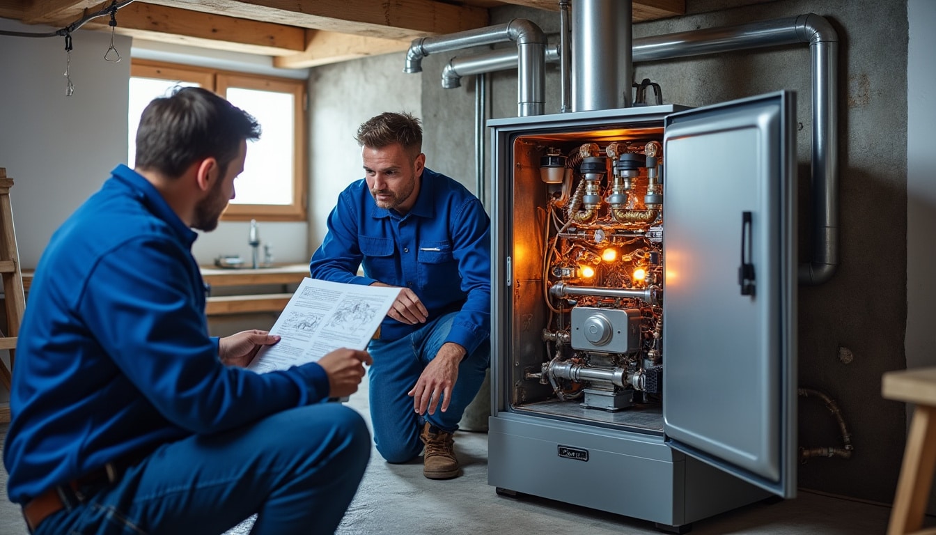 Illustration: Comprendre le fonctionnement et les spécificités d’une chaudière à fioul à condensation