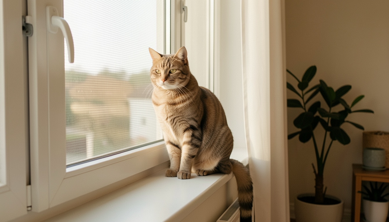 Comment sécuriser une fenêtre pour son chat