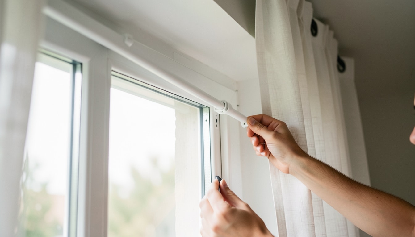 Tringle sans perçage pour fenêtre en PVC : comment choisir